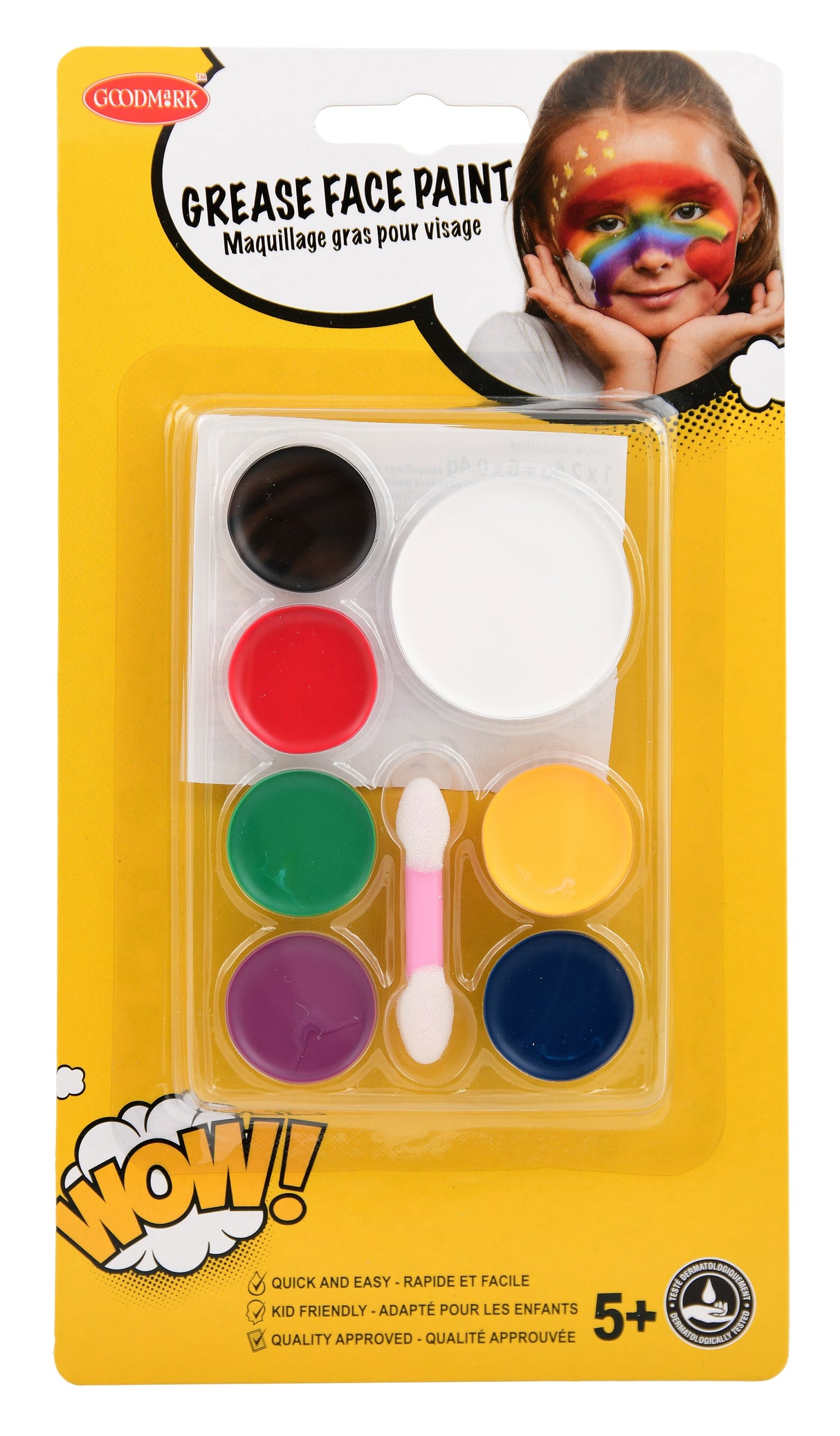 Kasvoväripaletti 7 väriä