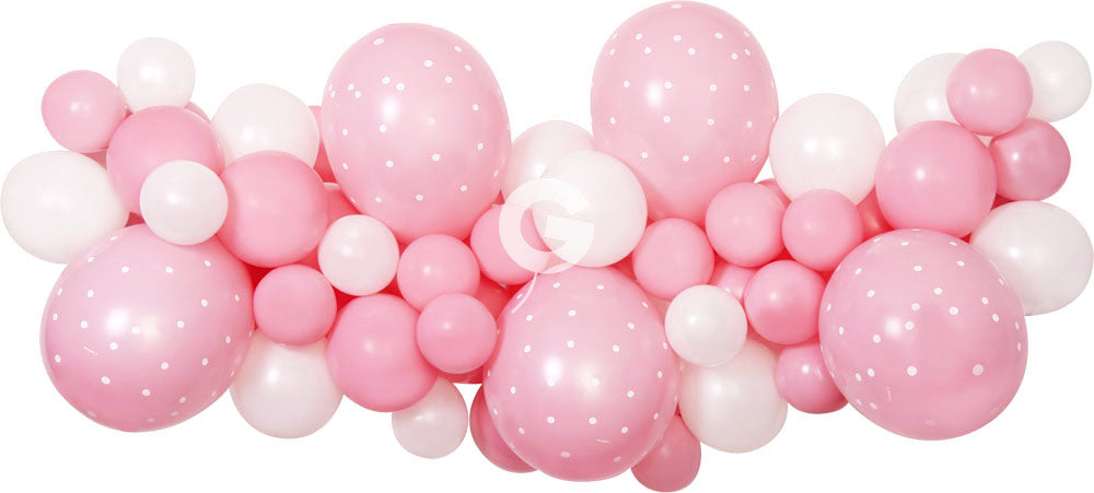 DIY Ilmapallokaari vaaleanpunainen