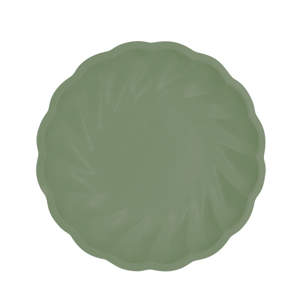Vert Decor pyöreä lautanen 23 cm tummanvihreä 6 kpl/pkt