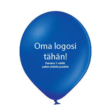 Mainosilmapallot 1-väripainatus 1-puolelle, metallinhohto