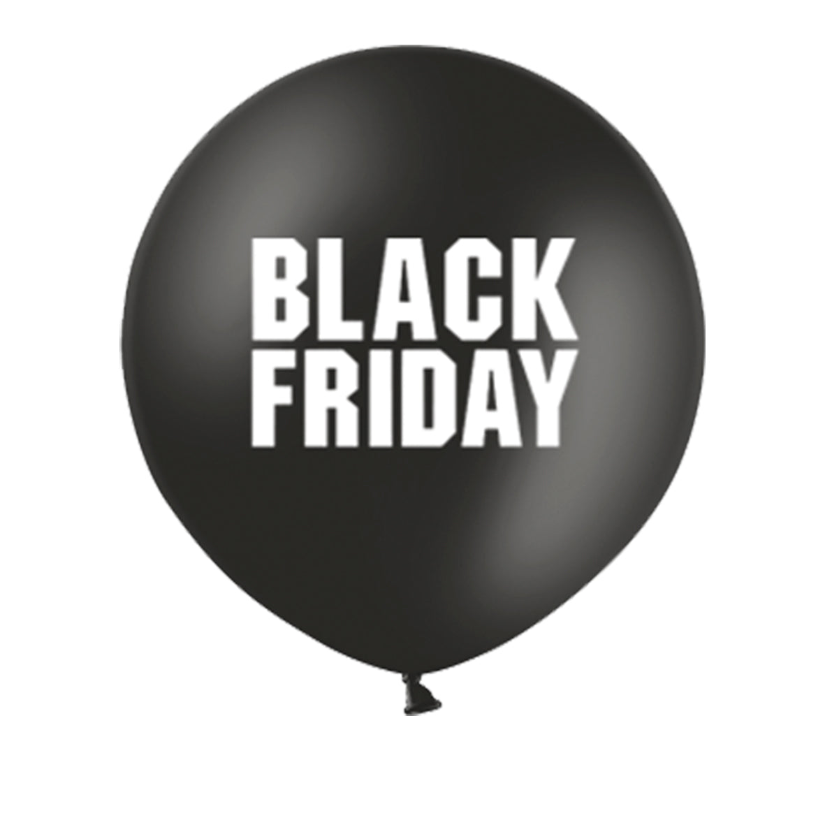 80 cm Black Friday jättipallo