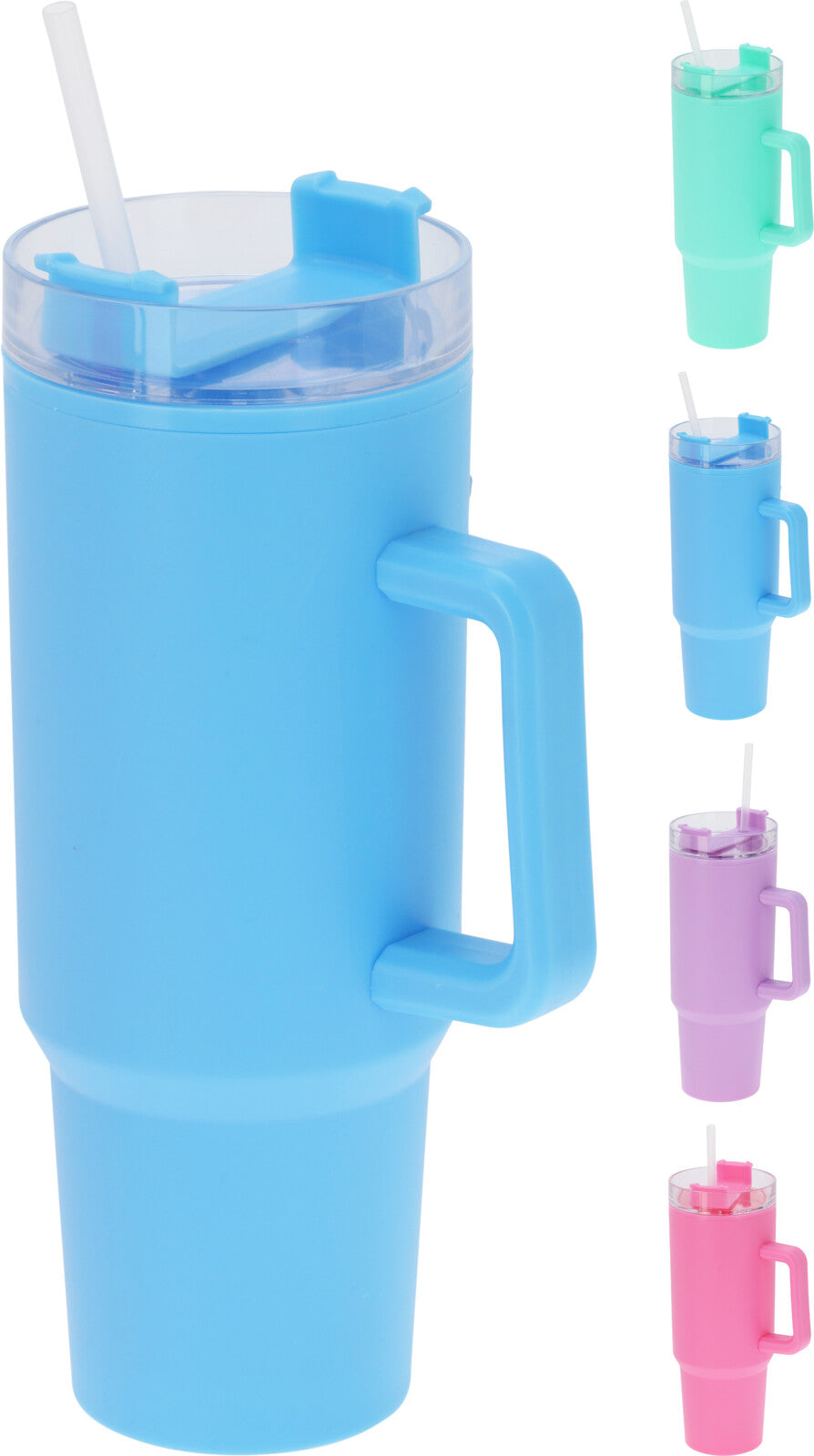 Jättimuki kahvalla ja pillillä 1,2 l