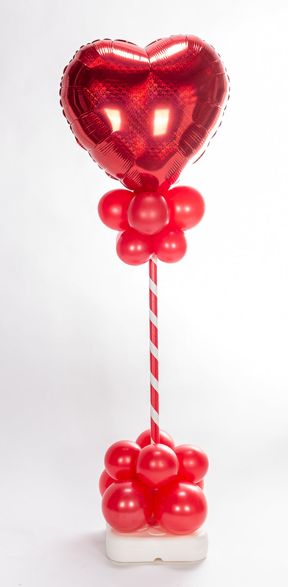 Ilmapallopylväs Ystävä, korkeus n, 1,9 m