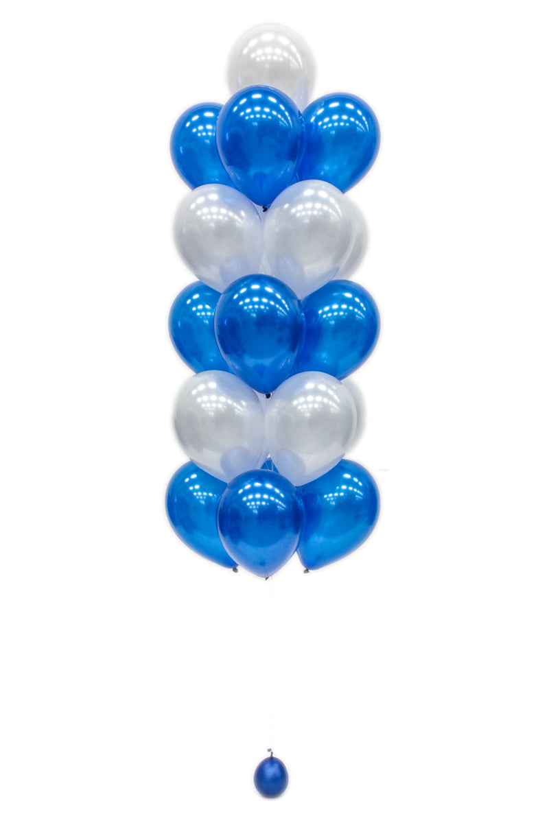 Lattianippu kumipalloista, korkeus n, 2,5 m