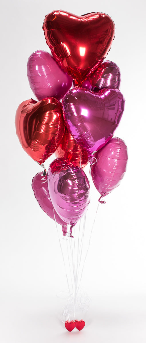 Pöytänippu Twist foliopalloista, korkeus n, 160 cm