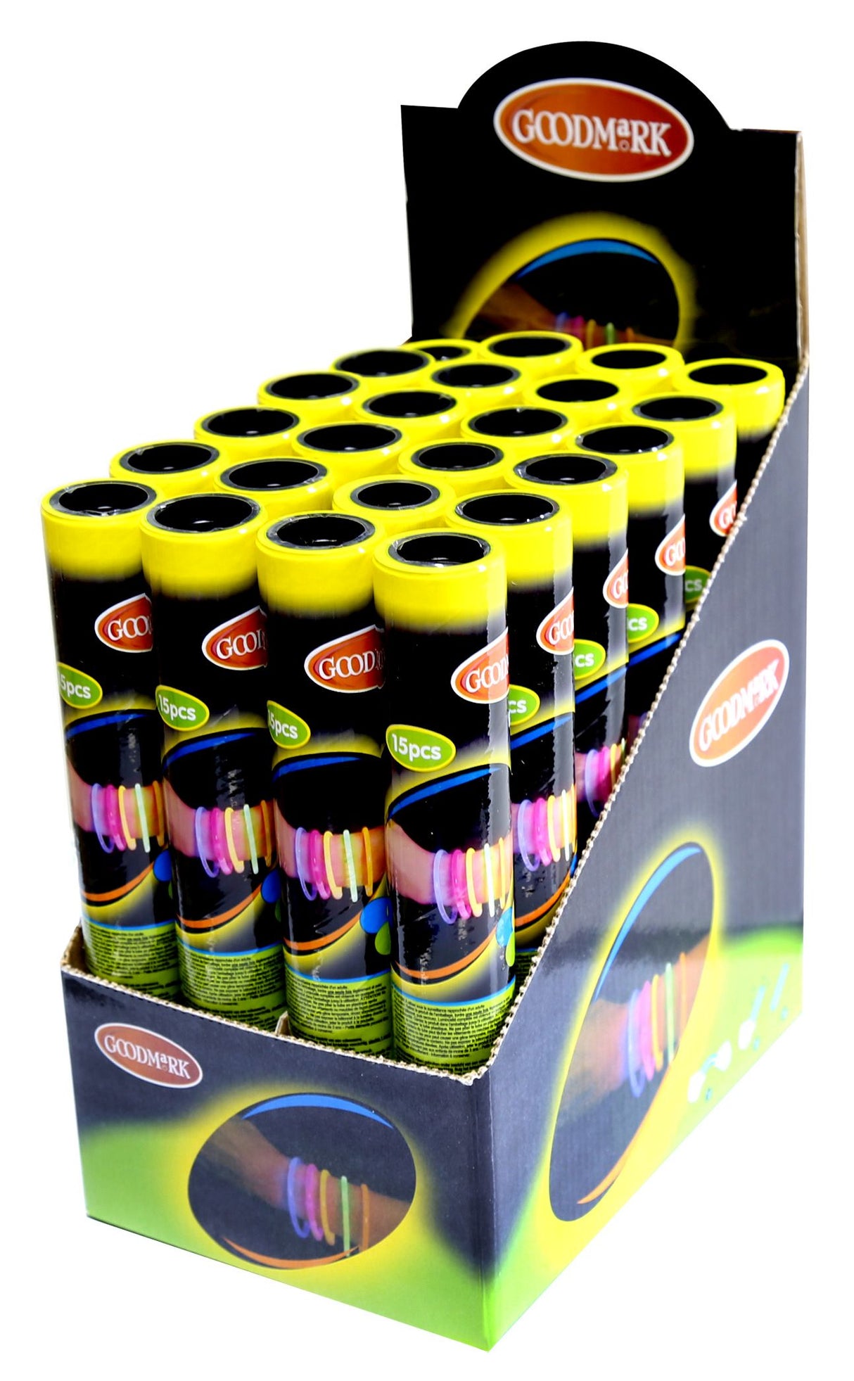 Pimeässä hohtavat rannekorut 15 kpl/pkt