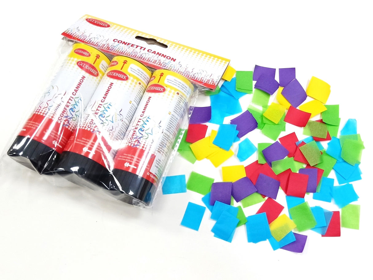 Konfettisade 11 cm 3 kpl/pkt