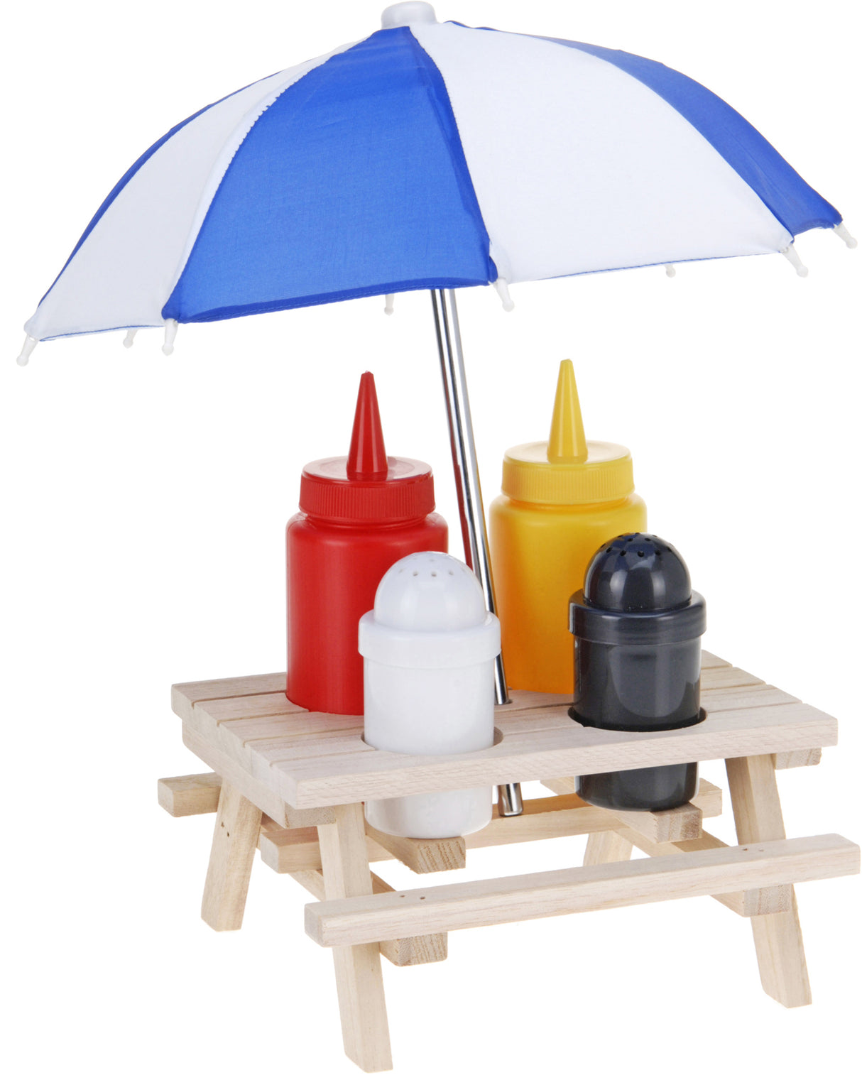 Mausteteline aurinkovarjolla