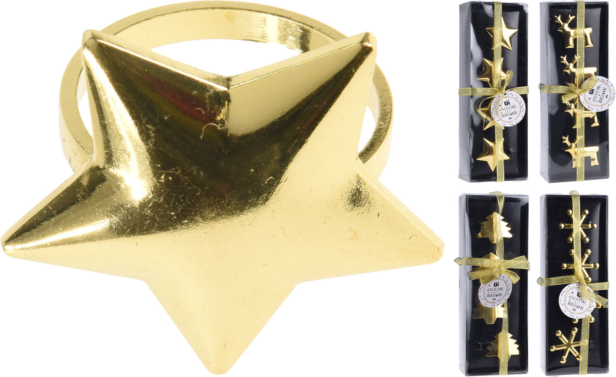 Lautasliinarengas kullanvärinen 4kpl/pkt (lajitelmatuote 4 erilaista)