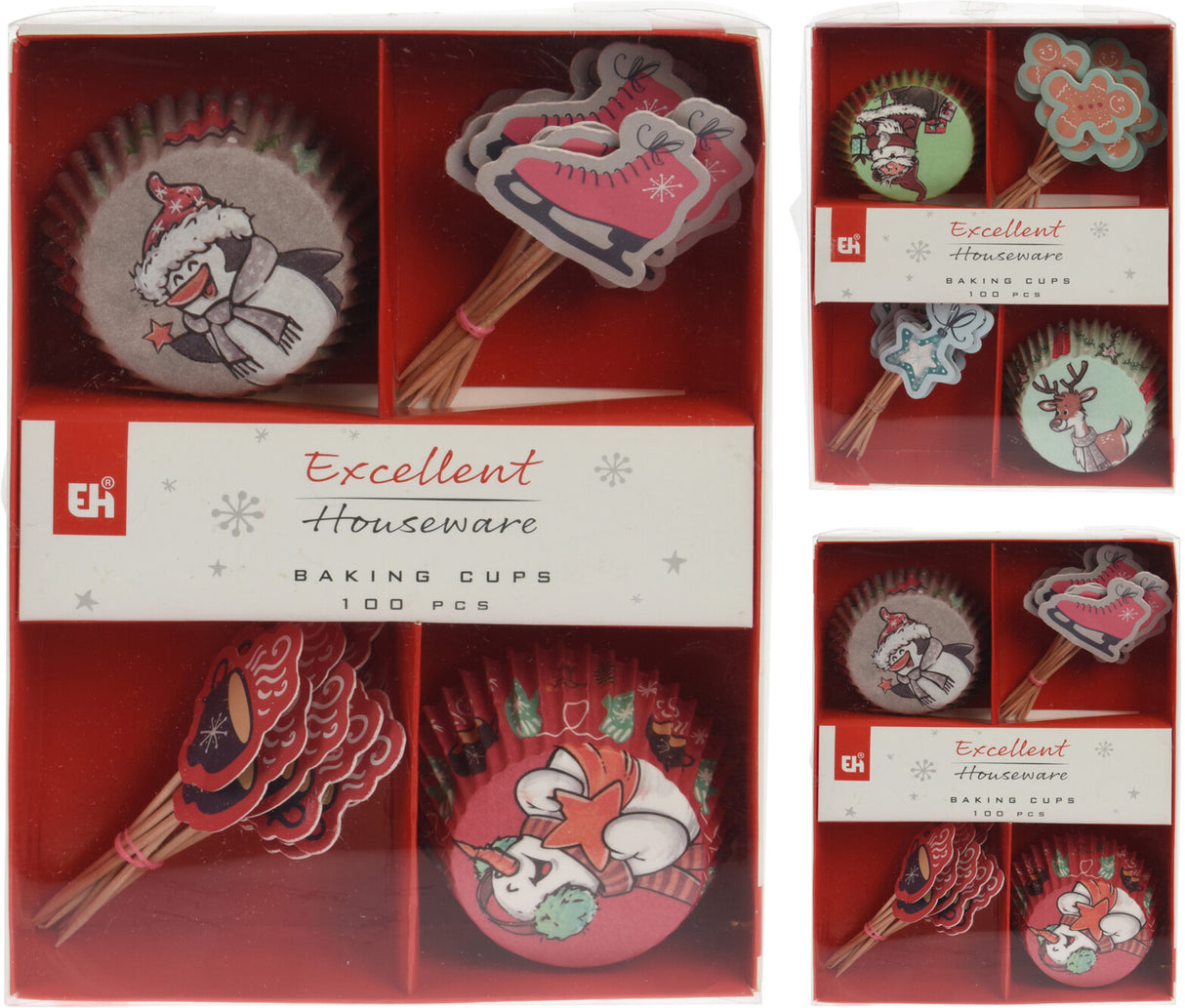 Muffinssivuokasetti jouluaiheet