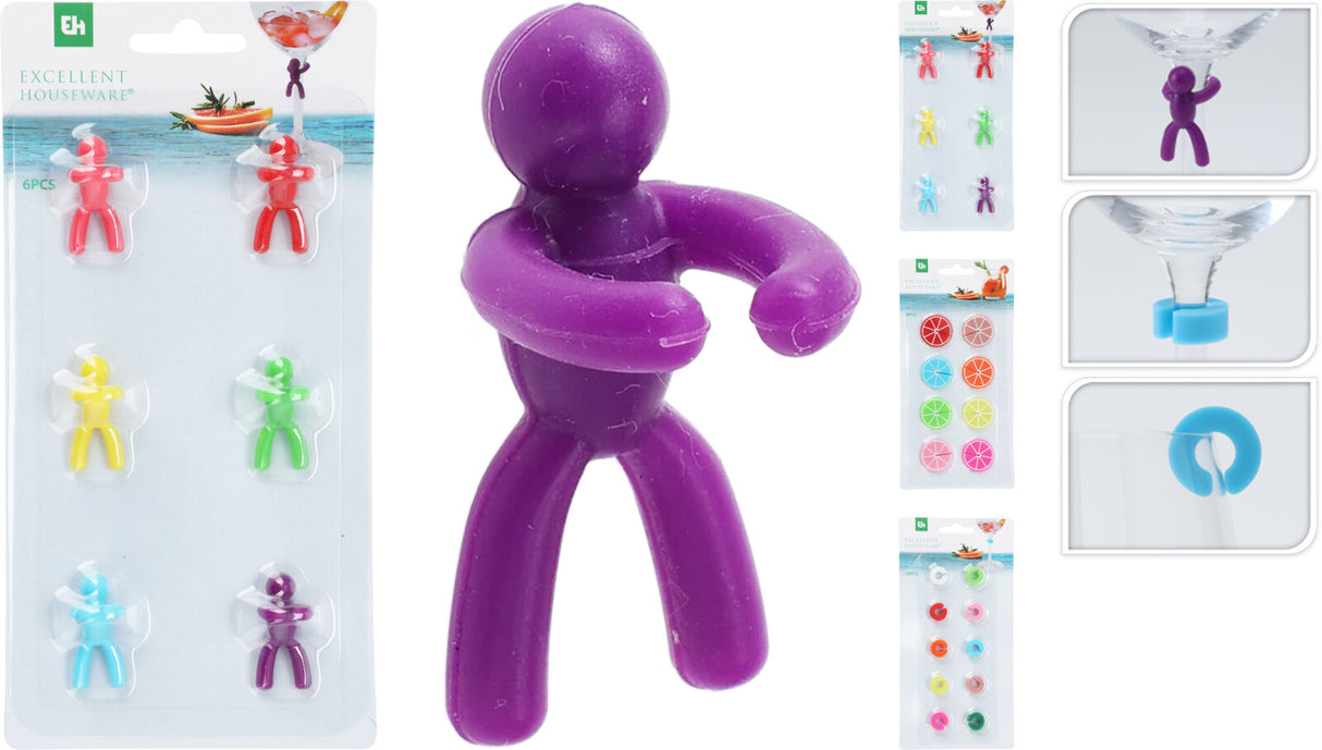 Lasinmerkitsijä lajitelma