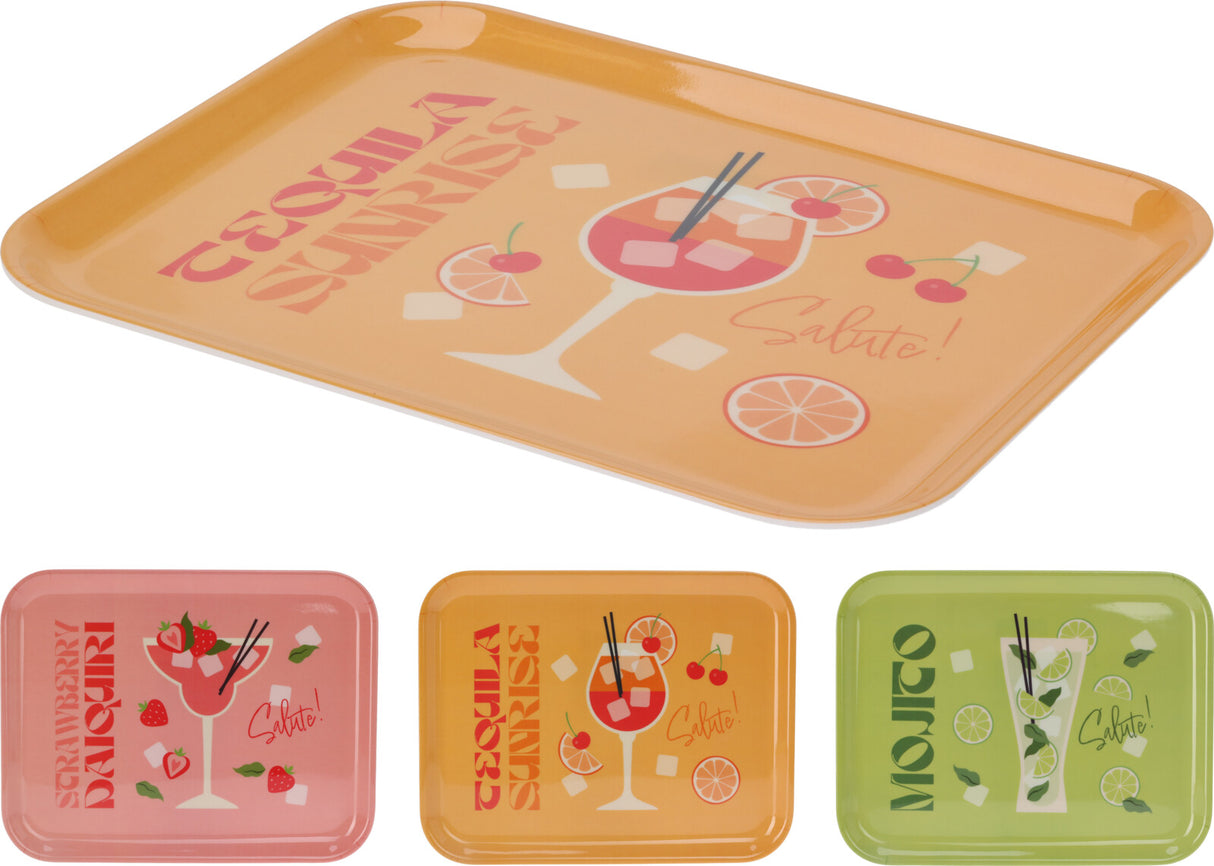 Tarjotin cocktails, lajitelma