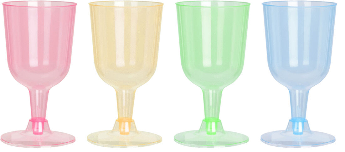 Viinilasi kirkkaat värit konepestävä 4 kpl/pkt, lajitelmatuote 4 eri värivaihtoehtoa