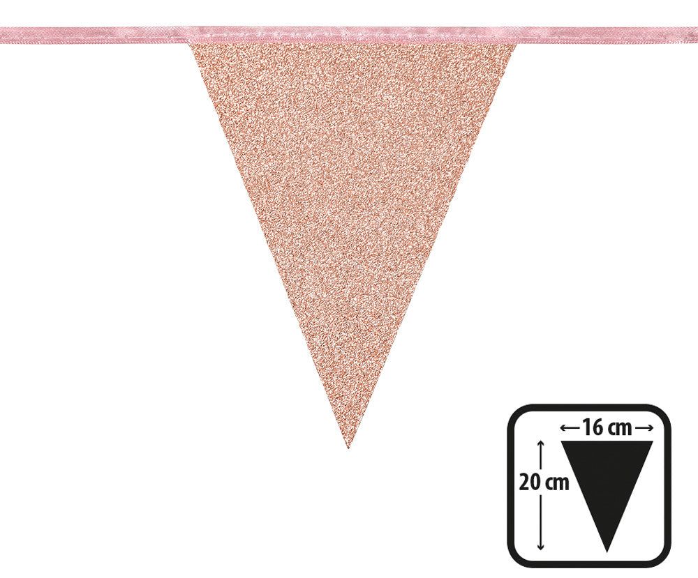 Viirinauha kimaltava ruusukulta 16x20 cm - 6 m