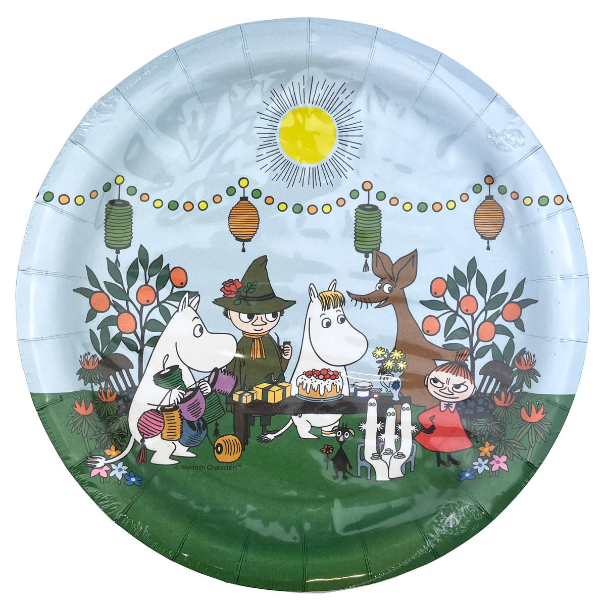 Muumi pahvilautanen 23 cm 8 kpl/pkt