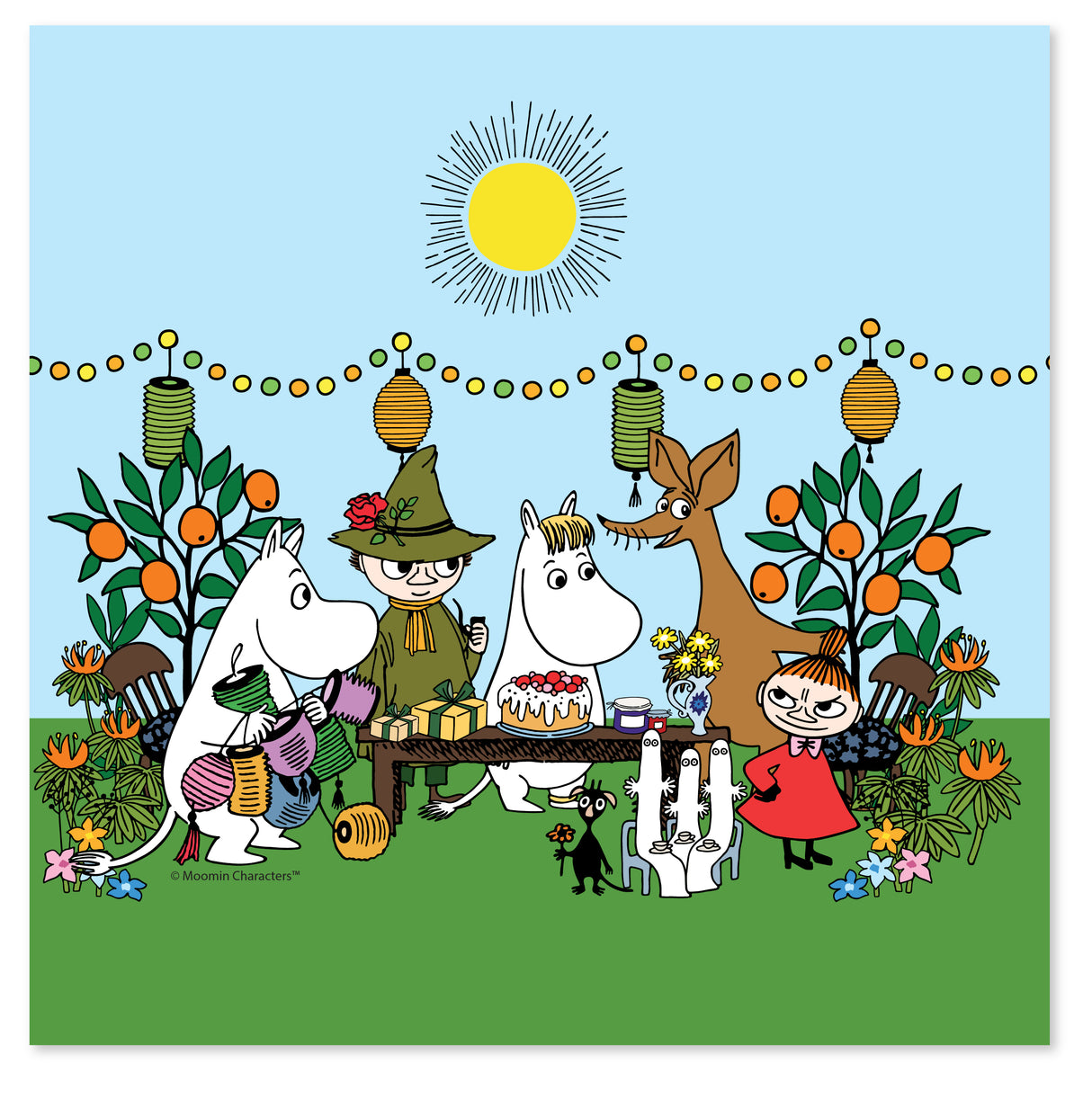 Muumi lautasliina 33 x 33 cm 20 kpl/pkt