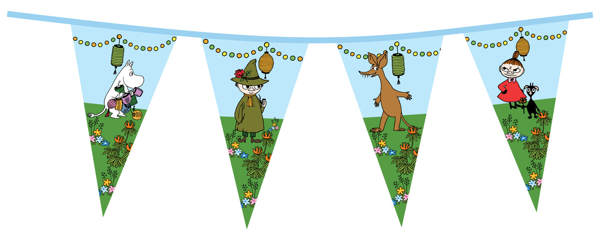 Muumi viirinauha muovia 10 m