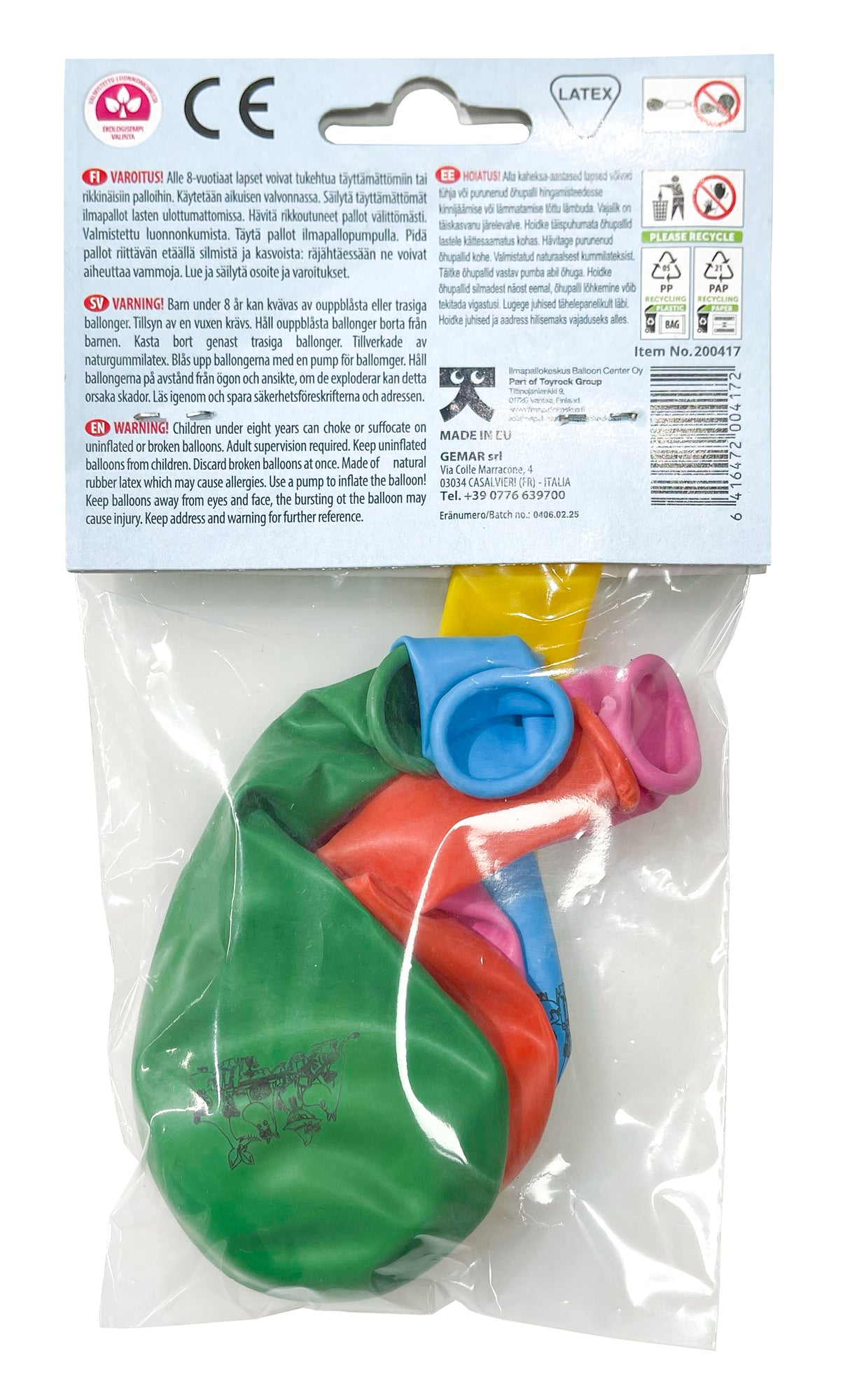 Muumi ilmapallo 33cm 5 kpl/pss