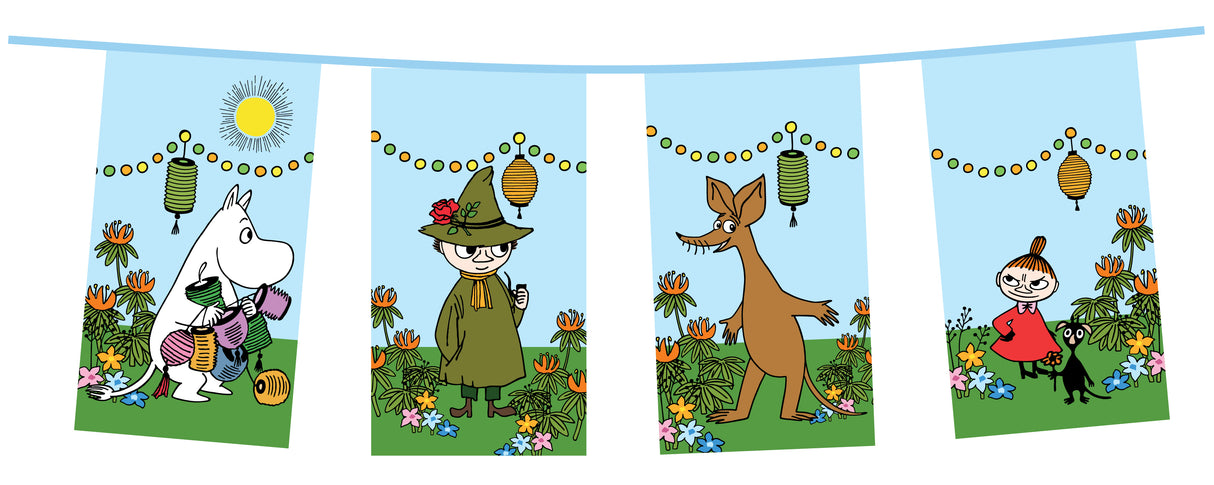 Muumi viirinauha paperinen 3 m