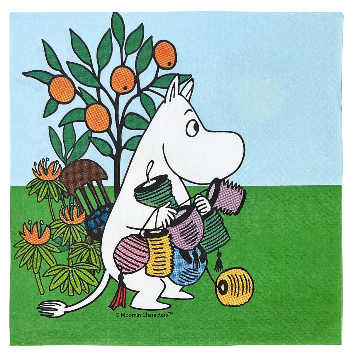 Muumi lautasliina 25 x 25 cm 20 kpl/pkt