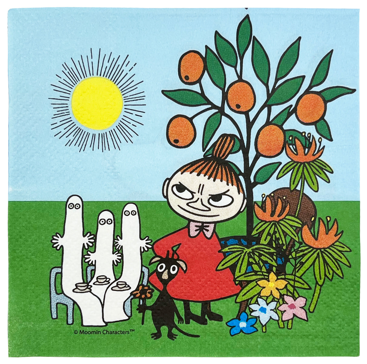 Muumi lautasliina 25 x 25 cm 20 kpl/pkt