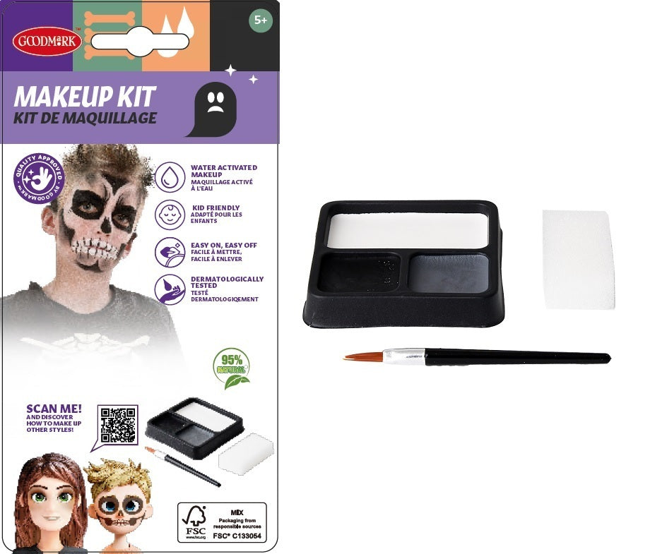 Kasvovärisetti luuranko