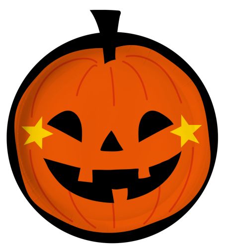 Kurpitsa muotopahvilautanen 6 kpl/pkt