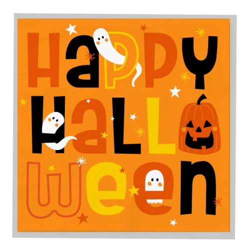 Happy Halloween lautasliina 33x33 cm