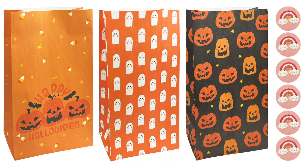 Halloween paperipussit 6 pss/pkt