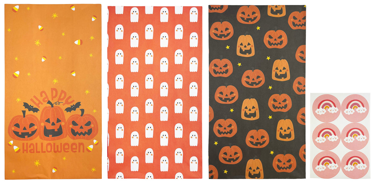 Halloween paperipussit 6 pss/pkt