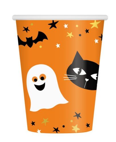 Halloween pahvimuki 250 ml 6 kpl/pkt