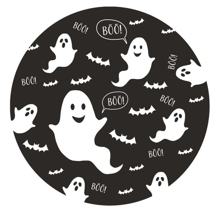 Halloween haamu pahvilautanen 23 cm 10 kpl/pkt