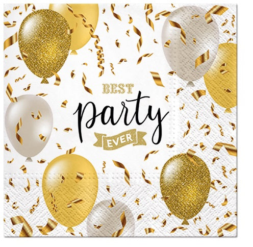 Party suuri lautasliina 33 x 33 cm 20 kpl/pkt