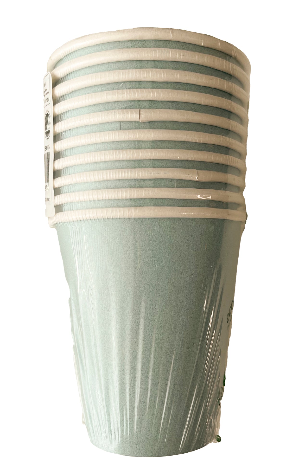 Pahvimuki 250 ml vedenvihreä 10 kpl/pkt