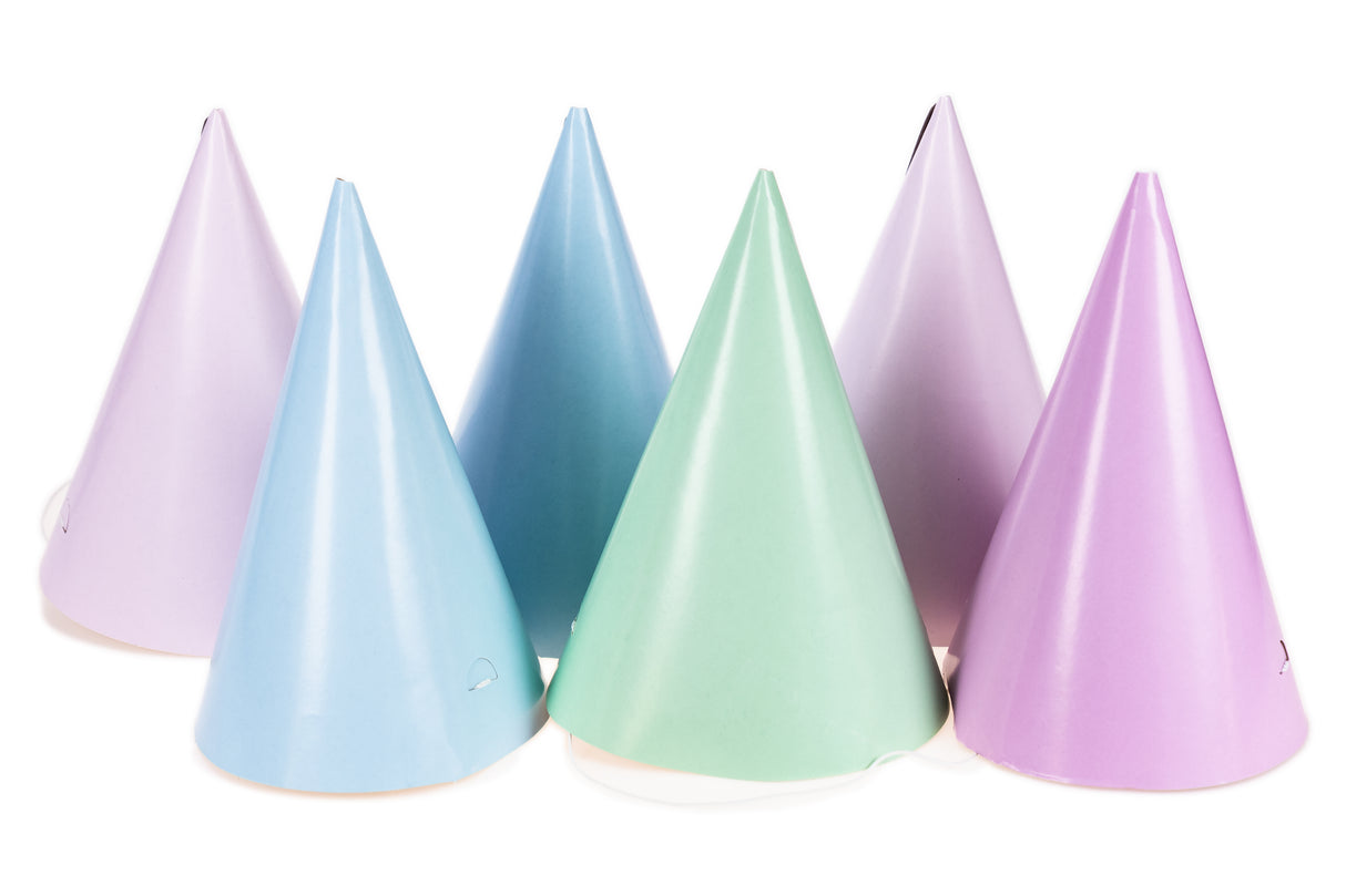 Pahvihattu pastelli, värisekoitus 6 kpl/pkt