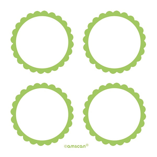 Tarraetiketit limenvihreä 20 kpl/pkt