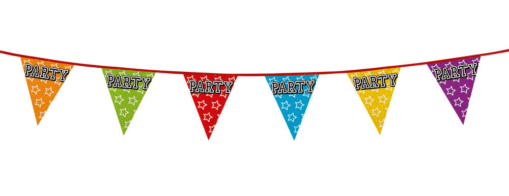 Viirinauha holograafinen Party, pituus 8 m