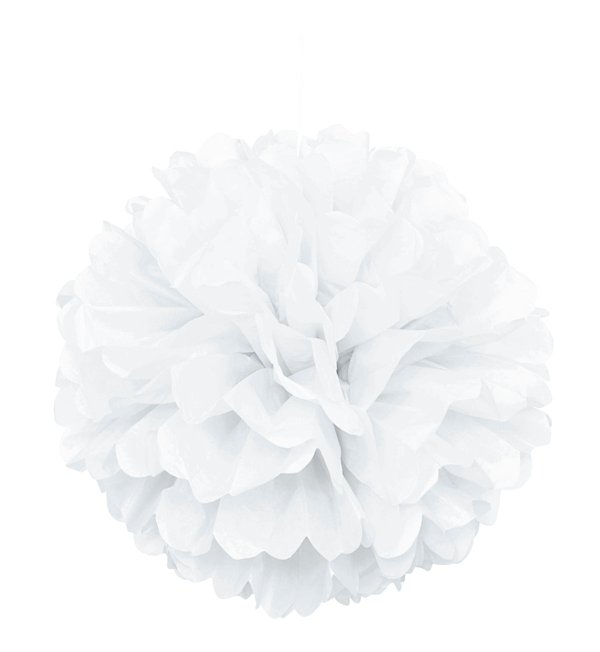 Pom Pom valkoinen koriste, halk. 41,6 cm