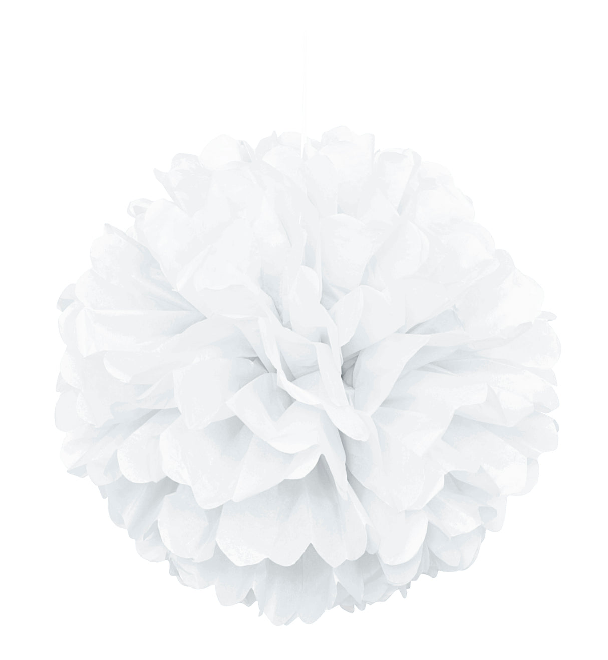 Pom Pom valkoinen koriste, halk. 41,6 cm