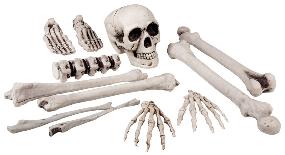 Pääkallo ja luut 12 kpl/pss