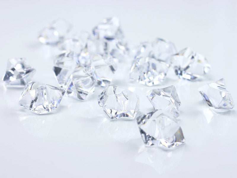 Jäähelmet, läpinäkyvä 50 kpl/pss