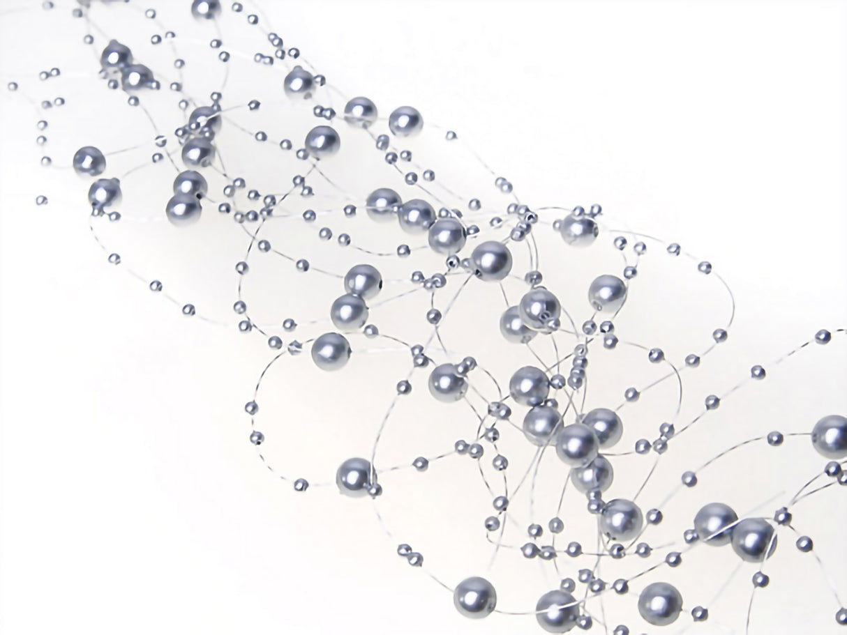 Helmikoristenauha, hopea 1,3 m