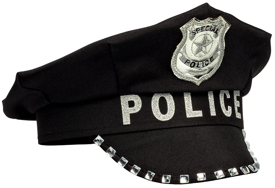 Poliisihattu timanttikoristein