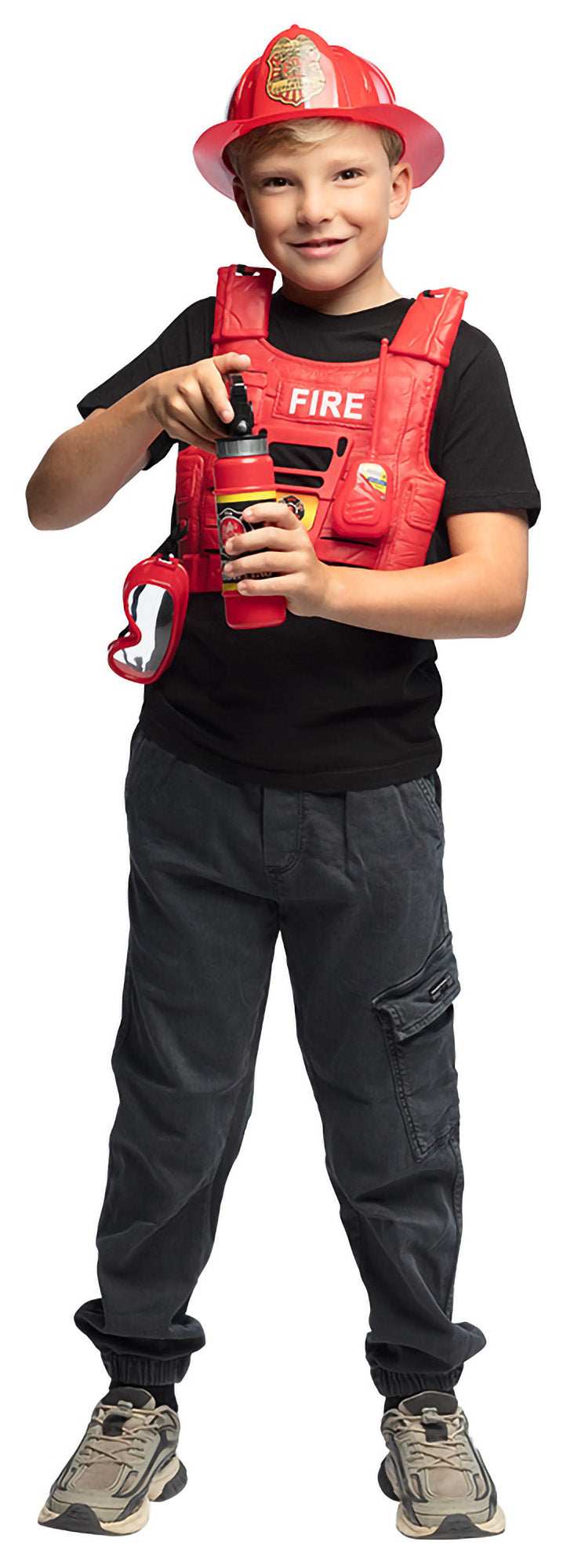 Palomiehen liivi ja asustesetti lasten