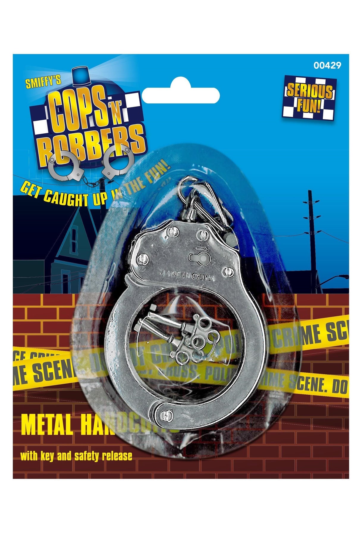 Käsiraudat, metallia avaimella