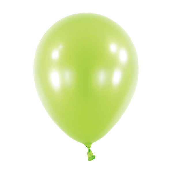 Ilmapallo metallinhohto limenvihreä 28 cm 50 kpl/pss