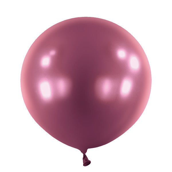 Ilmapallo metallinhohto viinipunainen 60 cm 4 kpl/pss