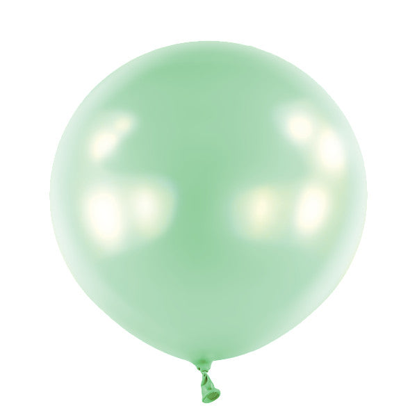 Ilmapallo metallinhohto turkoosinvihreä 60 cm 4 kpl/pss