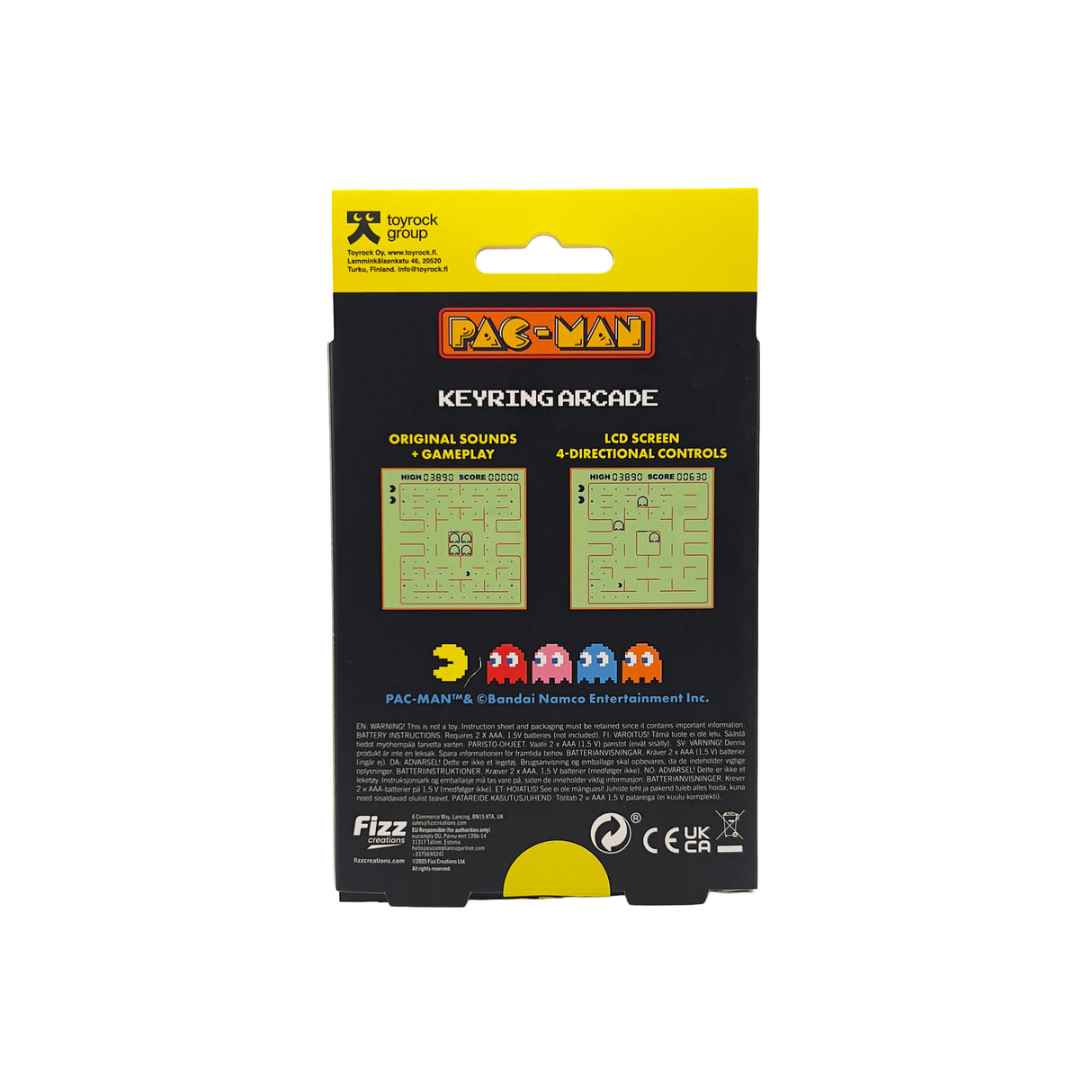 PAC-MAN-PELI AVAIMENPERÄSSÄ