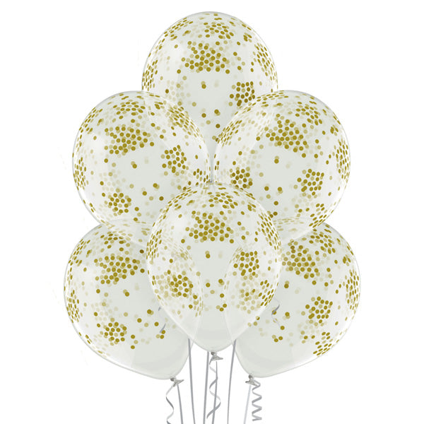 Konfetti ilmapallo 30 cm 6 kpl/pkt